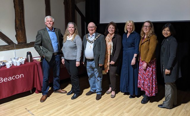 Photograph showing all seven trustees of Chiltern Welcomes